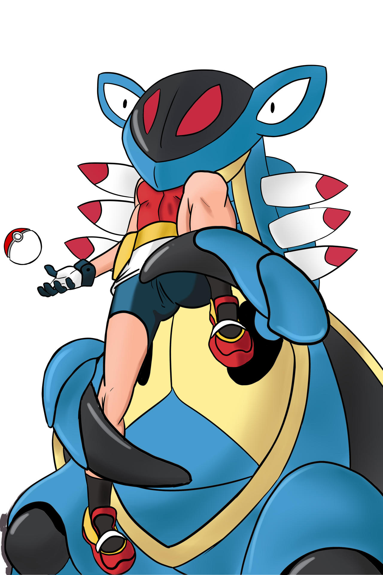 ambiguous_gender armaldo dartarog duo female female/ambiguous female_prey feral feral_pred forced fossil_pokemon generation_3_pokemon hi_res human human_prey male male_pred mammal may_(pokemon) nintendo oral_vore pokemon pokemon_(species) soft_vore unwilling_prey unwilling_vore vore