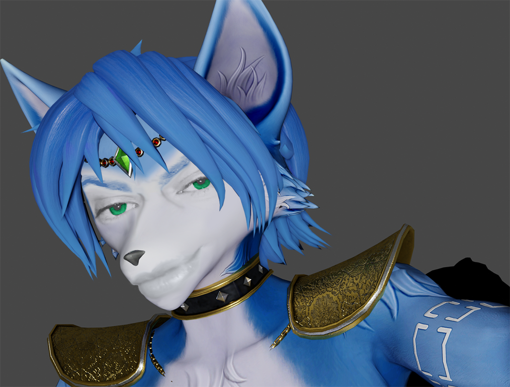 3d_(artwork) anthro arm_tattoo armor blue_body blue_fur blue_hair bruh bruh_moment canid canine cheek_tuft chest_tuft collar crown cursed_image dewsand07 digital_media_(artwork) facial_realism facial_tuft female fox fur gold_(metal) gold_armor gold_jewelry gold_necklace green_eyes hair headgear humanoid jewelry krystal mammal meme necklace nintendo photo_manipulation real shopped shoulder_pads solo star_fox tattoo third-party_edit tiara tuft what where_is_your_god_now why