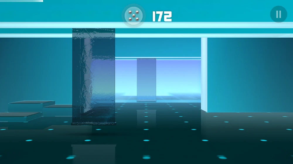 ball blue_background checkpoint_2_(smash_hit) glass gradient_background mobile_games number science_fiction screencap shifting_glass_pane_(smash_hit) simple_background smash_hit unity3d video_games zero_pictured