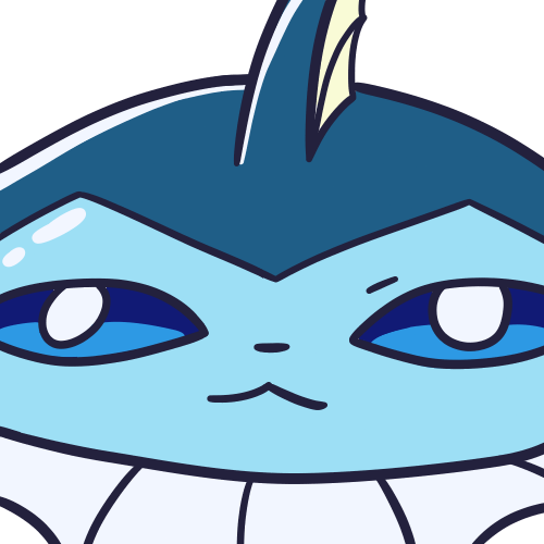 1:1 2023 alpha_channel ambiguous_gender blue_body blue_eyes close-up digital_media_(artwork) eeveelution endwl feral fin frill_(anatomy) generation_1_pokemon icon looking_at_viewer low_res nintendo pokemon pokemon_(species) reaction_image sign solo vaporeon white_body