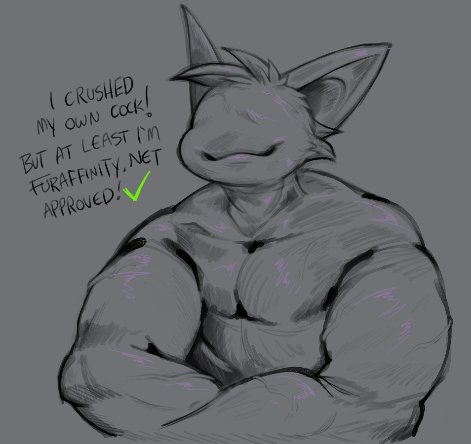 anthro big_ears blind eyeless furaffinity generation_1_pokemon hair male muscular nintendo o-ishi pecs pokemon pokemon_(species) pose simple_background smile solo text upload_policy_2.7 zazu_(o-ishi) zubat