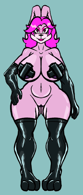 animal_humanoid anthro arisenfromdeath belt big_breasts boots bottomwear breasts cleavage cleavage_cutout clothed clothing collar crop_top erect_nipples fan_character female fingerless_gloves fishnet fishnet_legwear footwear fur furry gloves hair handwear headgear headwear humanoid humanoid_genitalia lagomorph lagomorph_humanoid latex latex_armwear latex_clothing latex_elbow_gloves latex_gloves latex_legwear latex_stockings latex_thigh_highs legwear leporid leporid_humanoid lipstick long_ears long_hair looking_at_viewer makeup mammal mammal_humanoid nancy_the_rabbit nipples pink pink_body pink_fur pink_hair rabbit rabbit_ears rabbit_humanoid red_eyes reference_guide reference_image references sega shirt shoes shorts simple_background smile smiling_at_viewer smirk smirking_at_viewer sonic_original_character sonicfancharacter spiked_collar spikes thick_thighs third-party_edit topwear wide_hips