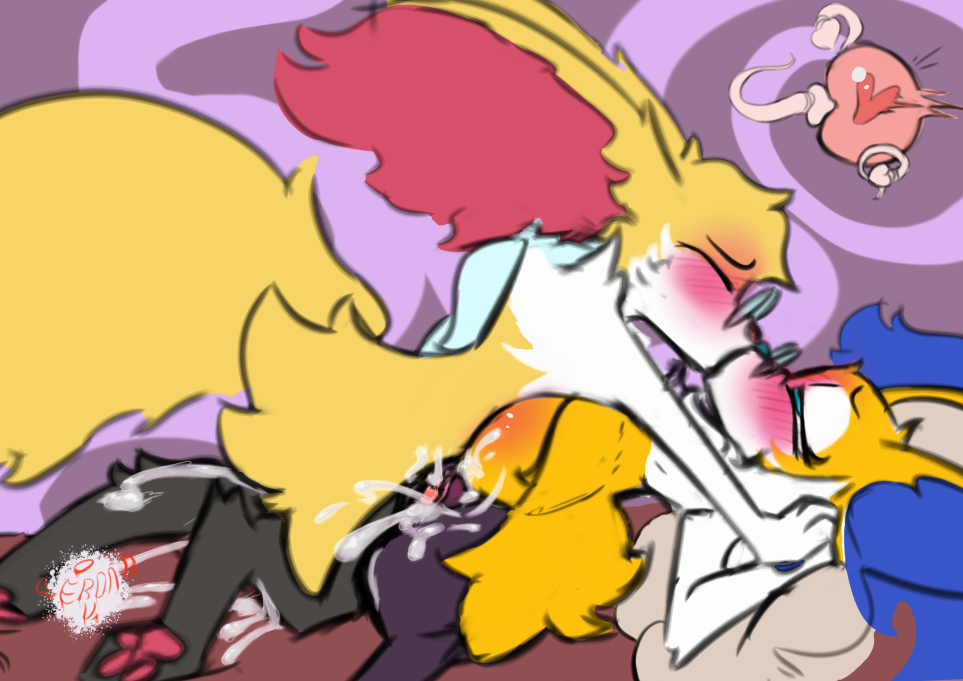 anthro anthro_on_anthro anthro_penetrated anthro_penetrating anthro_penetrating_anthro black_body black_fur blue_body blue_fur blush bodily_fluids braixen canid canine cum cum_inflation duo erondraws female female_penetrated fur generation_6_pokemon genital_fluids genitals impregnation inflation intraspecies koi_the_braixen mabel_the_braixen male male/female male_penetrating male_penetrating_female mammal multicolored_body nintendo ovum ovum_with_heart penetration penile penile_penetration penis penis_in_pussy pokemon pokemon_(species) pussy sex sperm_cell vaginal vaginal_penetration