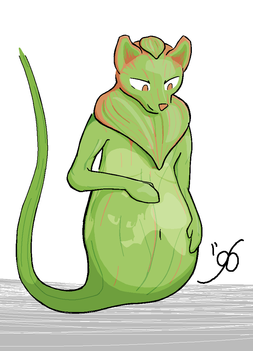 2023 ambiguous_species annoyed anthro binary_drawing bulging_stomach canid carnivorous_plant cel_shading daleport996 digestion dominant dominant_anthro dominant_male duo elemental_creature flora_fauna green_body hand_on_own_stomach hand_on_stomach leaf leaf_hair legless looking_at_another looking_down_at_stomach male mammal markings melting mitten_hands narrowed_eyes navel orange_eyes orange_markings orange_nose outline pitcher_plant plant plant_hair plant_pred plant_vore pseudo_hair shaded signature silhouette simple_background smile smirk smug translucent translucent_body unwilling_prey vore white_background