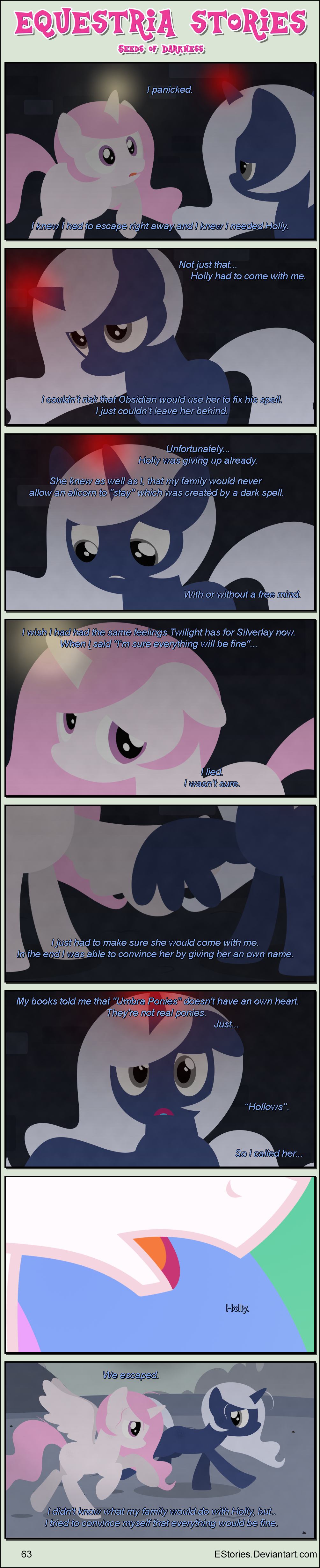 absurd_res agreement backstory dialogue duo ears_down ears_up equid equine escape estories female feral friendship_is_magic glowing glowing_horn hasbro hi_res holly_(estories) horn inside long_image magic mammal my_little_pony no_cutiemark outside pivoted_ears princess_celestia_(mlp) red_magic running sad spread_wings tall_image wasteland winged_unicorn wings