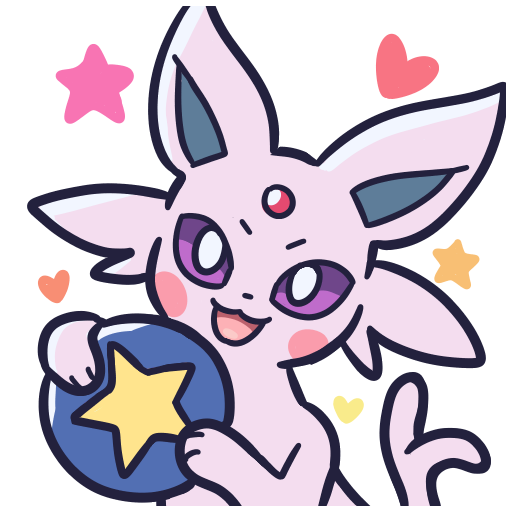 &lt;3 1:1 2023 3_fingers alpha_channel ambiguous_gender blush blush_stickers digital_media_(artwork) eeveelution endwl espeon felid feral fingers forehead_gem forked_tail fur generation_2_pokemon happy headshot_portrait holding_object icon looking_at_viewer mammal nintendo open_mouth open_smile paws pink_body pink_fur pokemon pokemon_(species) portrait purple_eyes reaction_image smile smiling_at_viewer solo star tail tongue unusual_anatomy unusual_tail