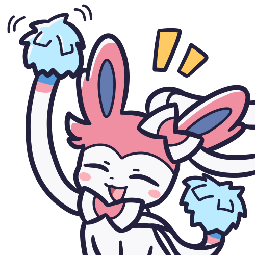 1:1 2023 alpha_channel ambiguous_gender blue_body blue_fur blush blush_stickers cheerleader digital_media_(artwork) eeveelution emanata endwl eyes_closed feral fur generation_6_pokemon happy icon low_res multicolored_body multicolored_fur nintendo open_mouth open_smile pink_body pink_fur pokemon pokemon_(species) pom_poms reaction_image smile solo sylveon tongue white_body white_fur