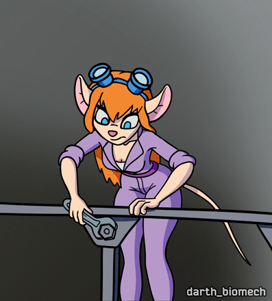 animated anthro aviator_goggles blonde_hair blue_eyes chip_'n_dale_rescue_rangers darth_biomech disney female gadget_hackwrench hair long_hair low_res mammal mouse murid murine one_piece_suit rodent solo tools wrench