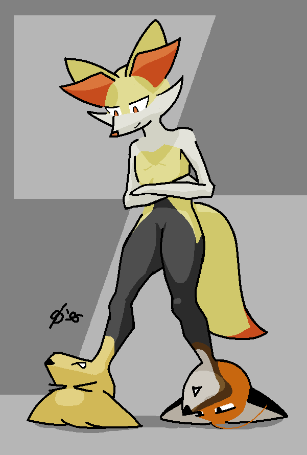 &gt;_&lt; 2023 ambiguous_gender anthro binary_drawing black_body black_ears black_eyes black_fur body_horror braixen brown_body brown_fur canid canine cel_shading cheek_tuft conjoined countershade_face countershading crossed_arms dale_(daleport996) daleport996 dipstick_tail eyes_closed facial_tuft featureless_crotch fennec fox fur generation_6_pokemon grey_background group head_tuft inner_ear_fluff looking_at_another male mammal markings merging nintendo open_mouth orange_body orange_eyes orange_fur outline pokemon pokemon_(species) red_fox shaded signature simple_background tail tail_markings trio tuft unimpressed upside_down walking white_body white_fur wince yellow_body yellow_fur