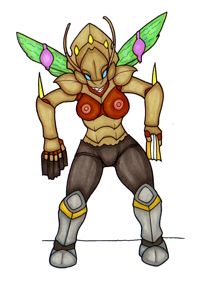 5_fingers alternate_species antennae_(anatomy) anthro armor aroused aroused_face aroused_smile arthropod bald belt big_breasts blue_eyes boots bra breasts brown_body brown_exoskeleton brown_skin clothed clothing corruption enjoying erect_nipples exoskeleton eyelashes female fingers footwear huge_breasts insect insect_wings ivanks league_of_legends looking_at_viewer lust_transformation lux_(lol) mantis mental_transformation mid_transformation nipples no_pupils non-mammal_breasts non-mammal_nipples open_mouth pink_bra pink_clothing pink_underwear red_body red_exoskeleton red_skin riot_games sharp_teeth simple_background smile snout solo species_transformation spread_legs spreading standing tearing_clothing teeth topless torn_bra torn_clothing transformation transformation_sequence transformation_through_magic underwear void_monster white_background wings