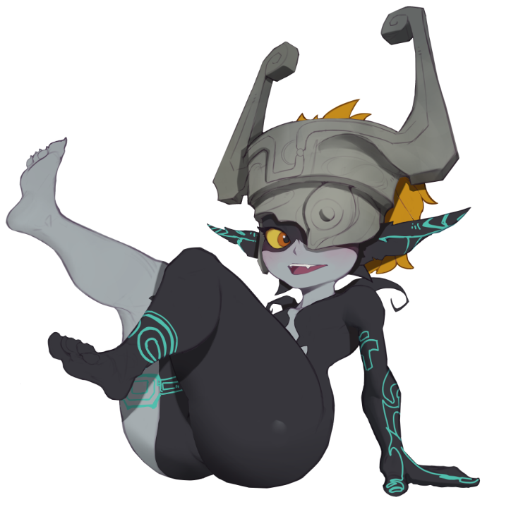 2023 big_butt blinking blush breasts butt dakoten digital_media_(artwork) female humanoid imp looking_at_viewer midna nintendo open_mouth short_stack simple_background smile solo squish teeth the_legend_of_zelda thick_thighs twilight_princess wide_hips