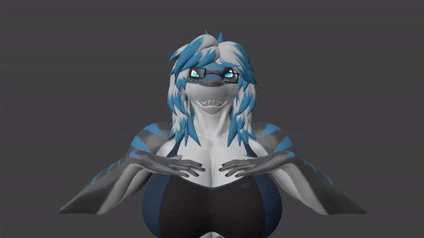 animated anthro belly_tattoo big_breasts blender_(software) blue_body blue_eyes blue_hair blue_skin bouncing_breasts bra breasts clothing covered_breasts eyewear female fish glasses glasses_askew grey_body grey_skin hair jigglephysics jiggling marine muscular nika_sharkeh shark solo sports_bra sportswear tattoo thick_thighs thomas's_things underwear white_body white_hair white_skin