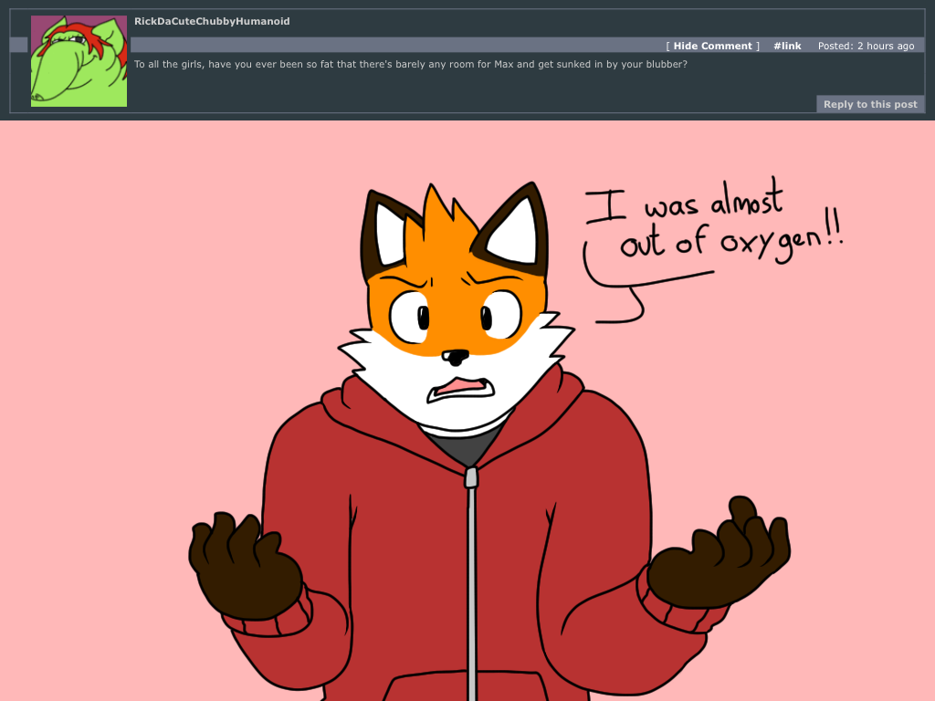 2018 4:3 5_fingers angry anthro ask_blog batspid2 black_eyebrows black_eyes black_nose brown_body brown_fur canid canine clothing dialogue digital_drawing_(artwork) digital_media_(artwork) ear_markings english_text exclamation eyebrows facial_markings facial_tuft fingers flat_colors fox front_view frown fur glistening glistening_eyes glistening_nose gloves_(marking) grey_clothing head_markings hoodie male mammal markings max_(batspid2) multicolored_body multicolored_fur open_mouth orange_body orange_fur pink_background red_clothing red_topwear simple_background slim_anthro slim_male solo sweatshirt teeth text topwear white_body white_fur