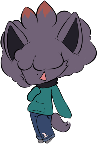2023 anthro black_inner_ear blue_bottomwear blue_clothing blue_jeans blue_pants bottomwear canid canine chibi clothed clothing colored denim denim_clothing digital_drawing_(artwork) digital_media_(artwork) fox front_view full-length_portrait fur generation_5_pokemon green_clothing green_hoodie green_topwear grey_body grey_fur grey_hair grey_tail hair hair_over_eyes hoodie jeans low_res male mammal nintendo obscured_eyes open_mouth pants plantedpot pokemon pokemon_(species) pokemorph portrait simple_background simple_nose smile solo tail topwear white_background zorua