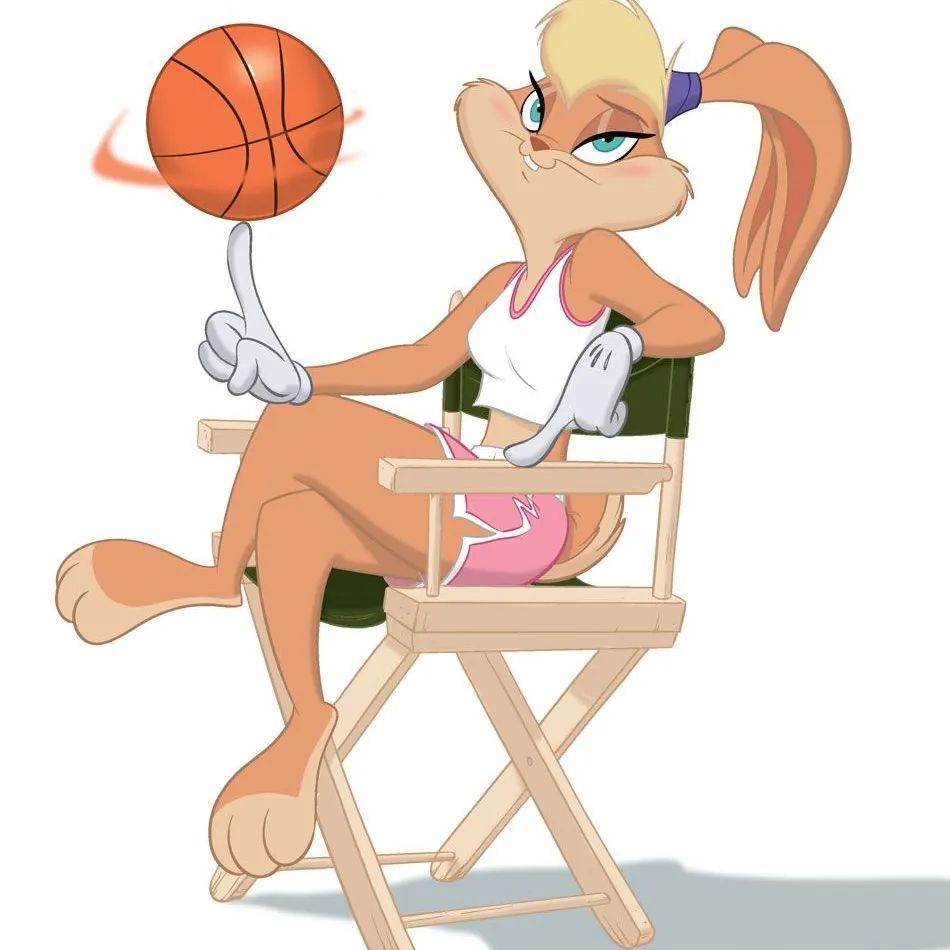 2022 3_toes 4_fingers anthro barefoot basketball blonde_hair blue_eyes bottomwear clothing countershade_feet countershading feet female fingers fur gloves hair handwear lagomorph leporid lola_bunny looney_tunes mammal pink_bottomwear pink_clothing pink_shorts rabbit shadow shirt shorts simple_background smile smiling_at_viewer solo space_jam space_jam:_a_new_legacy tan_body tan_fur tank_top toes topwear tracy_mark_lee warner_brothers white_background white_clothing white_gloves white_handwear white_shirt white_tank_top white_topwear