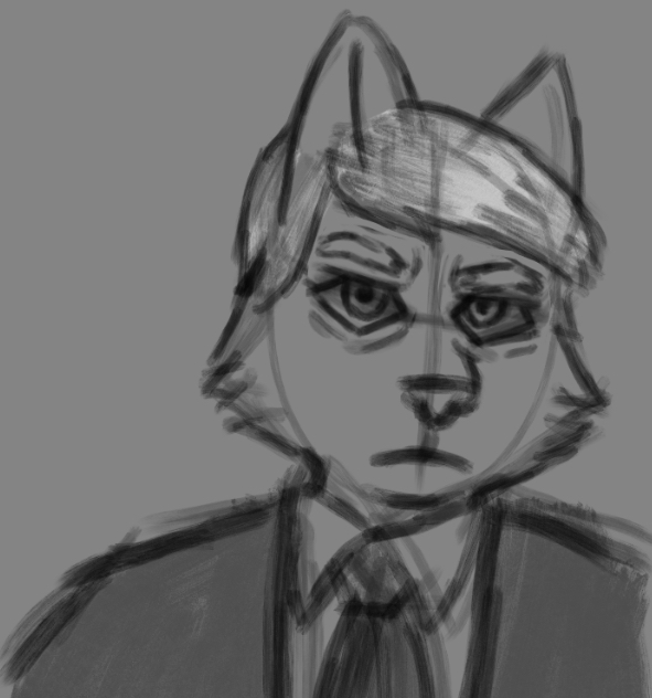 anthro donald_trump male monochrome mugshot panbinny politics solo