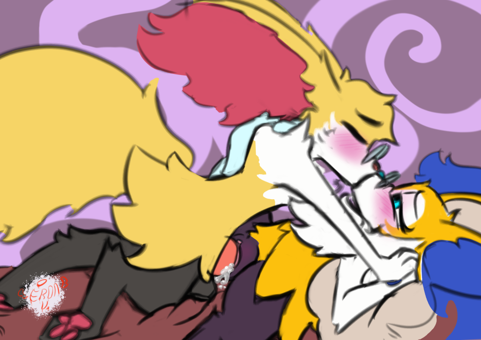 anthro anthro_on_anthro anthro_penetrated anthro_penetrating anthro_penetrating_anthro black_body black_fur blue_body blue_fur blush braixen canid canine duo erondraws female female_penetrated fur generation_6_pokemon genitals intraspecies koi_the_braixen mabel_the_braixen male male/female male_penetrating male_penetrating_female mammal multicolored_body nintendo penetration penile penile_penetration penis penis_in_pussy pokemon pokemon_(species) pussy sex vaginal vaginal_penetration