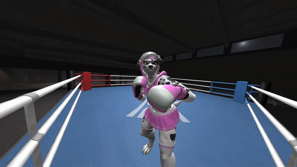 ambiguous_gender animated anthro ashley_(disambiguation) barefoot beat_up black_eye_(injury) blue_eyes bottomwear boxing boxing_gloves bruised canid canine canis clothing dalmatian dizzy domestic_dog eyewear feet fight fighting_ring first_person_view galethehusky glasses gym handwear knock_out knockout legwear lgbt_pride mammal night nonbinary_pride_colors pink_hair_tips pink_outfit pride_colors punch punching_face skirt solo sport stereogram sweater swelling tail tail_motion tailwag thigh_highs topwear vr_(disambiguation)