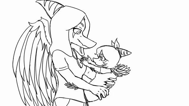 16:9 5_fingers amber_(snoot_game) animated anon_(snoot_game) anthro arm_feathers baby bald black_and_white camera clothing daughter_(lore) duo faceless_character faceless_human faceless_male fang_(gvh) feathered_wings feathers female fingers frill_(anatomy) goodbye_volcano_high grin hair holding_another human jacket_ignites jewelry male mammal monochrome mother_(lore) mother_and_child_(lore) mother_and_daughter_(lore) necklace onomatopoeia parent_(lore) parent_and_child_(lore) parent_and_daughter_(lore) pendant pterodactylus pterosaur reptile scalie shirt simple_background smile snoot_game snout solo sound_effects text topwear widescreen wings young