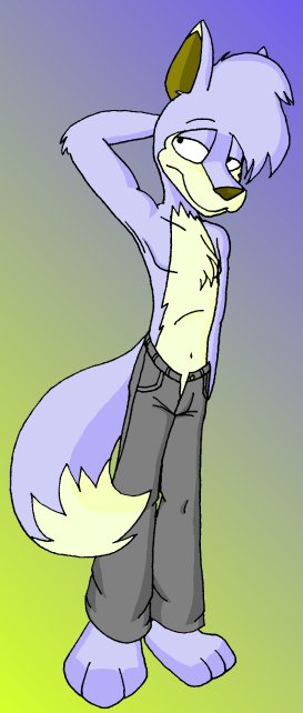 blue_body blue_fur bottomwear canid canine canis clothing denim denim_clothing fur jeans jumpstart_games lupe_(neopets) male mammal neopet_(species) neopets pants tabbiewolf wolf