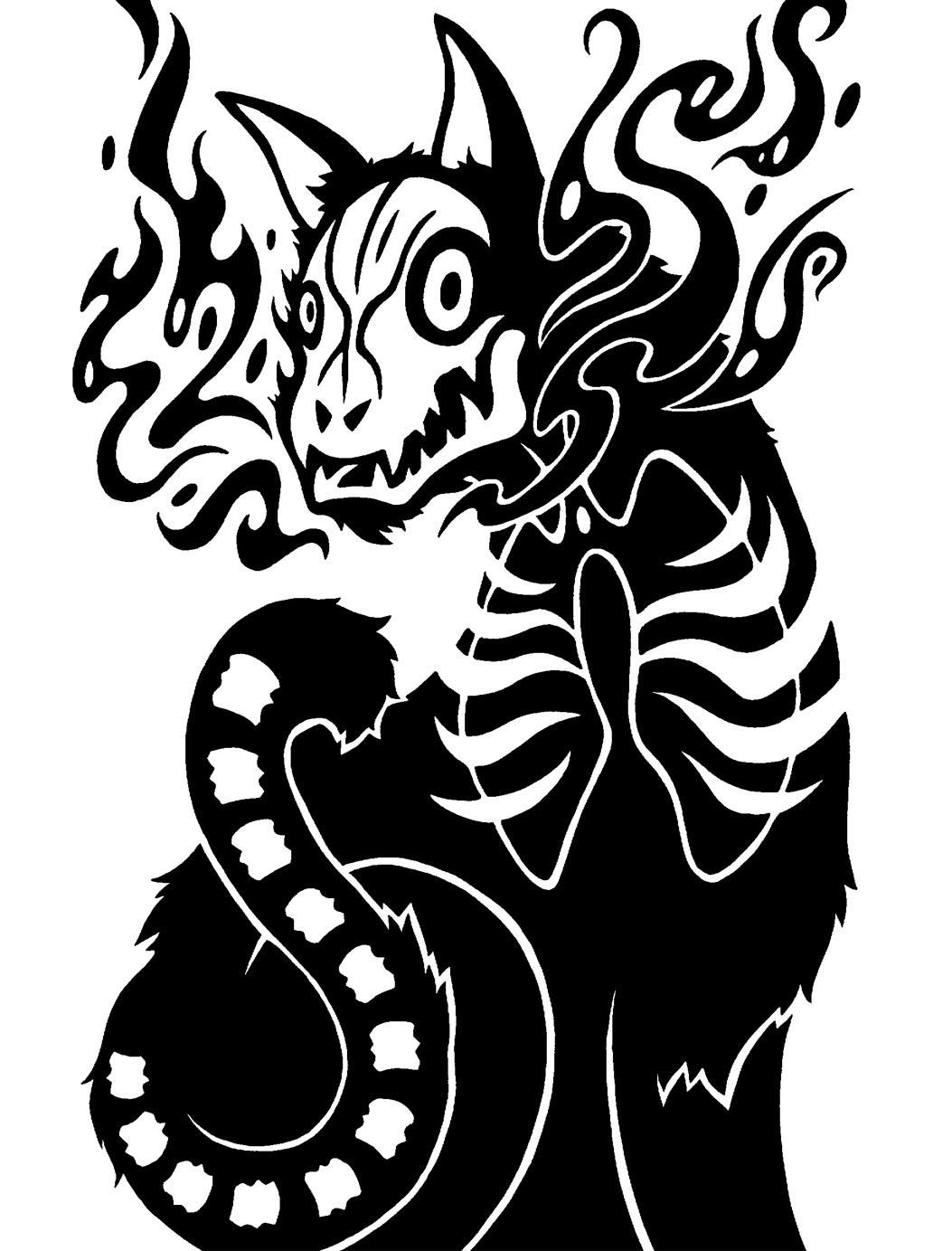 2015 alternate_form alternate_universe animated_skeleton black_and_white bone breath_powers cat_tail digital_drawing_(artwork) digital_media_(artwork) domestic_cat exposed_bone exposed_skull fangs felid feline felis feral fur hi_res lung male mammal membrane_(anatomy) membranous_wings monochrome multi_eye organs prick_ears quadruped restricted_palette role_reversal scp-2999-b scp_foundation simple_background sitting skeleton skull smoke solo stuart_hayward sunnyclockwork tail teeth tuft undead vertebrae white_background wing_eyes wings