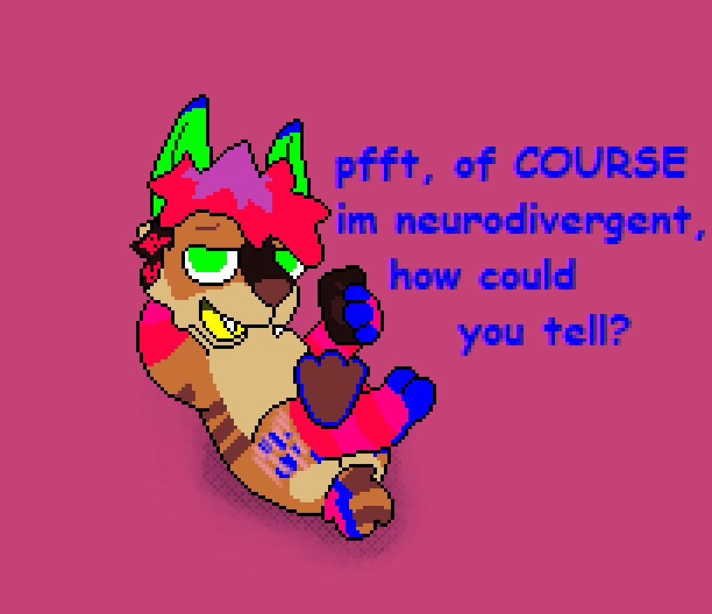 ambiguous_gender anthro blue_feet bright_colors brown_body brown_nose brown_soles canid canine_teeth crossed_legs dialogue diesel_(feralmunchies) feet fur green_ears green_eyes hare harleythefunny_(artist) intersex lagomorph leporid long_ears looking_at_viewer maleherm mammal nub_tail on_phone phone rabbit rabbit_ears scar scars_on_thighs scene_hair soles solo solo_focus solo_in_panel sparkledog striped_body striped_fur stripes tongue yellow_tongue