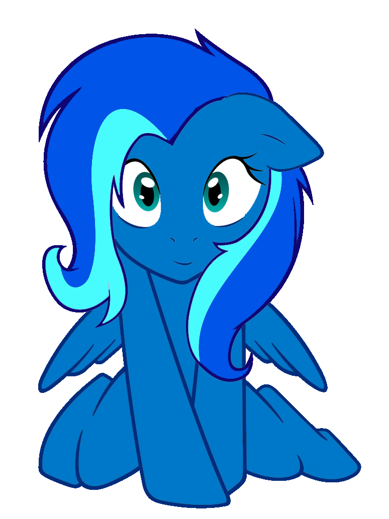 anonymous_artist blue_body blue_eyes blue_fur blue_hair blue_mane ears_down equid equine fan_character feral fur hair hasbro herm horse intersex looking_at_viewer mammal mane my_little_pony pegasus pivoted_ears pony sapphiremoon_(oc) smile smiling_at_viewer solo wings