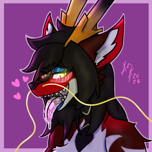 &lt;3 ahegao blush destruteka dragon eastern_dragon horn looking_pleasured low_res smile tongue