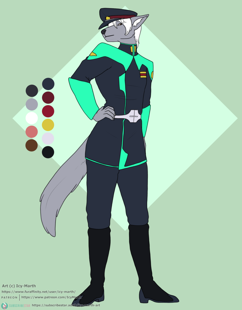 anthro canid canine canis hi_res icy-marth male mammal wolf