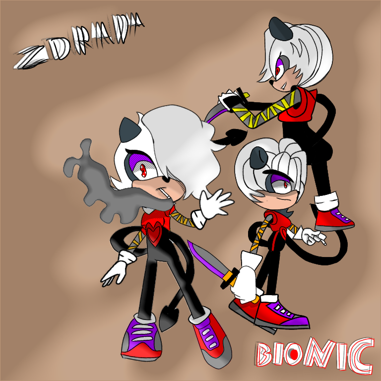 anthro bionicdick69 female female/female helltaker humanoid idw_publishing sega sonic_the_hedgehog_(comics) sonic_the_hedgehog_(idw) sonic_the_hedgehog_(series) tangle_the_lemur zdrada_(helltaker)