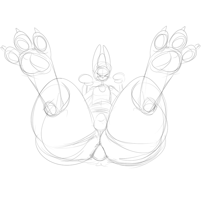 anthro big_butt boxing_gloves butt clothing duo facesitting feet female female_on_bottom handwear jiggly_juggle_(oc) jigglyjuggle male male/female male_on_top narrowed_eyes on_bottom on_top pawpads paws pinned raised_foot simple_background sitting sitting_on_another sketch smothering soles squint white_background yac_(jigglyjuggle)