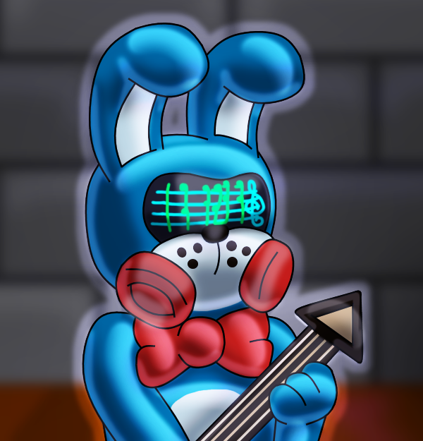 bonnie_(fnaf) boots clothing drone dronesuit dronification five_nights_at_freddy's footwear gloves guitar handwear implied_permanent latex_gloves musical_instrument musical_note musician plucked_string_instrument rubber rubber_boots rubber_clothing rubber_suit scottgames slave stage stage_act star_art_hd string_instrument