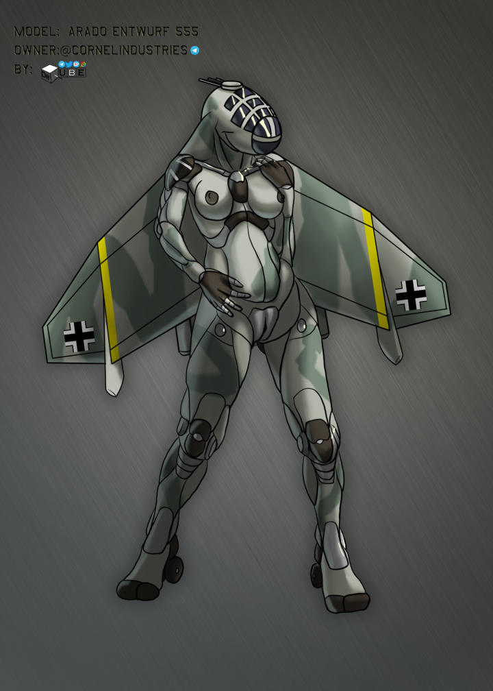 aircraft aircraft_humanoid airplane breasts clothing drqube female footwear genitals high_heels living_aircraft living_machine living_vehicle machine nipples pussy robot vehicle wings