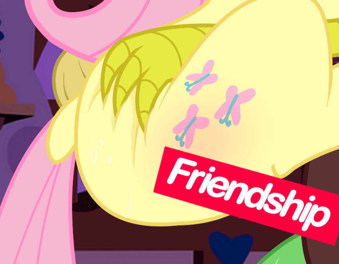 butt butt_grab butt_touch canaryprimary censor_bar censored colored cutie_mark discord_(mlp) duo equid equine felid female fluttershy's_cutie_mark fluttershy_(mlp) friendship_is_magic fur grope hair hand_on_butt hasbro iranian_mythology male mammal mane manticore middle_eastern_mythology my_little_pony mythology parody pegasus pink_hair pink_mane questionable supreme wings yellow_body yellow_fur