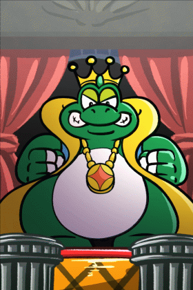 amphibian animated anthro areola big_breasts black_eyes black_hair breasts bubble cape carrot clothing crossgender crown female food frog gender_transformation genitals grey_areola grey_nipples hair half-closed_eyes headgear huge_breasts huge_hips huge_thighs jewelry laugh looking_at_viewer low_res male mario_bros mtf_crossgender multicolored_body narrowed_eyes necklace nintendo nipples non-mammal_breasts nude open_mouth overweight overweight_anthro overweight_female plant pussy sachasketchy short_playtime smile solo thick_thighs transformation two_tone_body vegetable wart_(mario) wide_hips