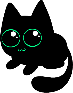 :3 alpha_channel ambiguous_gender black_body domestic_cat evil_face felid feline felis feral gooblie_2 green_sclera insane low_res mammal silly simple_background smile solo toony transparent_background