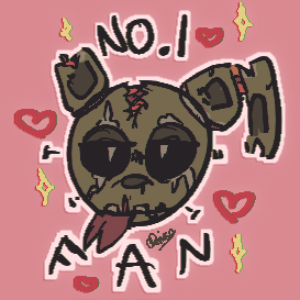 &lt;3 ambiguous_gender andromorph animal_humanoid animatronic anthro desolatedemise digital_drawing_(artwork) digital_media_(artwork) english_text five_nights_at_freddy's five_nights_at_freddy's_3 fur humanoid intersex lagomorph leporid looking_at_viewer low_res machine male mammal purple_man_(fnaf) rabbit robot scottgames signature simple_background solo springtrap_(fnaf) star teeth text tongue tongue_out video_games william_afton_(fnaf)