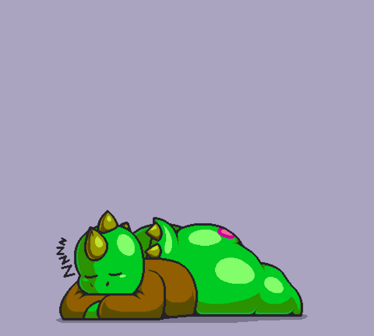 anthro belly_lentel big_butt brown_clothing brown_hoodie brown_topwear butt clothing crossed_arms digital_media_(artwork) eyes_closed green_body green_scales green_spikes green_tail hoodie kobold lizard lying male melomor on_front pixel_(artwork) purple_background reptile scales scalie simple_background sleeping solo sound_effects spiked_tail spikes spikes_(anatomy) tail tattoo thick_thighs topwear vowelless vowelless_sound_effect zzz