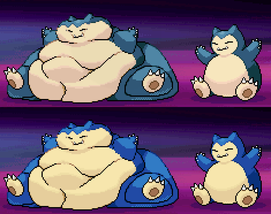 actualblueblu ambiguous_gender animated anthro belly belly_overhang big_butt butt digital_media_(artwork) fangs fat_arms fat_cheeks generation_1_pokemon gradient_background immobile navel nintendo obese open_mouth overweight pixel_(artwork) pokemon pokemon_(species) short_playtime simple_background sitting snorlax teeth thick_thighs third-party_edit yawn