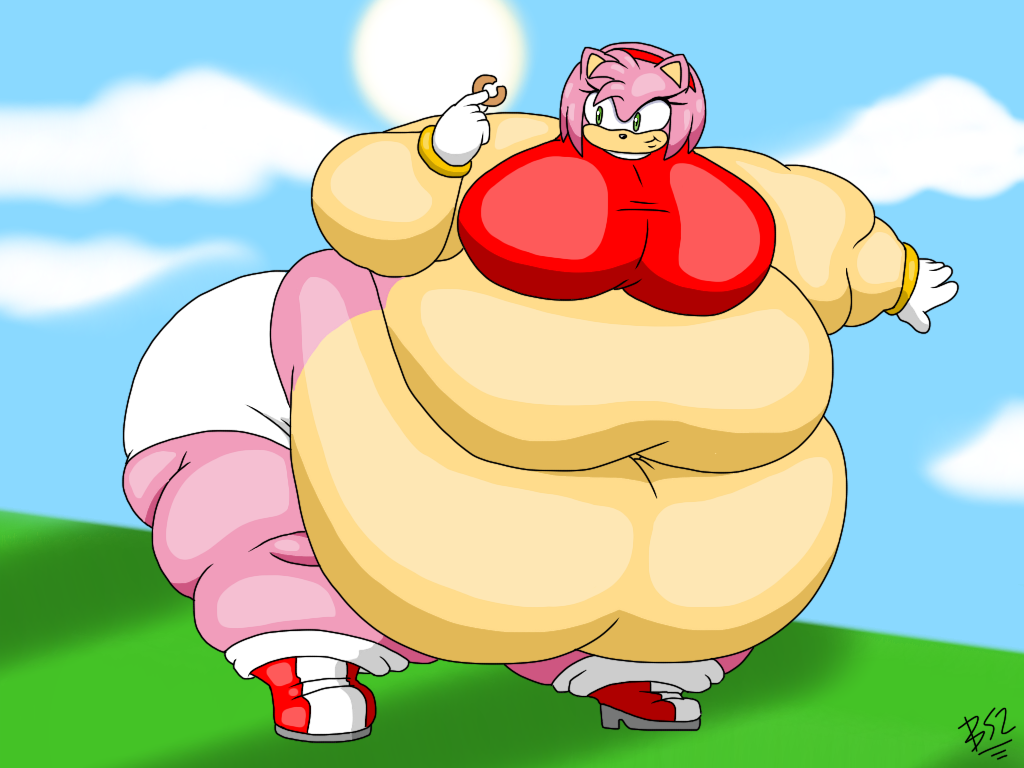 2018 4:3 5_fingers amy_rose anthro batspid2 big_breasts biped black_eyelashes black_nose black_pupils bottomwear bracelet breasts cel_shading clothing cloud crop_top crown digital_drawing_(artwork) digital_media_(artwork) eating eulipotyphlan female fingers flabby_arms food footwear full-length_portrait fur glistening glistening_eyes gloves grass green_eyes hair handwear headgear hedgehog holding_food holding_object huge_belly huge_thighs hyper hyper_hips hyper_thighs jewelry love_handles mammal midriff morbidly_obese morbidly_obese_anthro morbidly_obese_female navel obese obese_anthro obese_female overweight overweight_anthro overweight_female pink_body pink_fur pink_hair plant portrait pupils red_clothing red_headgear red_topwear sega shaded shirt short_hair signature smile solo sonic_the_hedgehog_(series) standing sun tan_body tan_fur thick_thighs tiara tight_bottomwear tight_clothing topwear underwear white_clothing white_gloves white_handwear white_underwear
