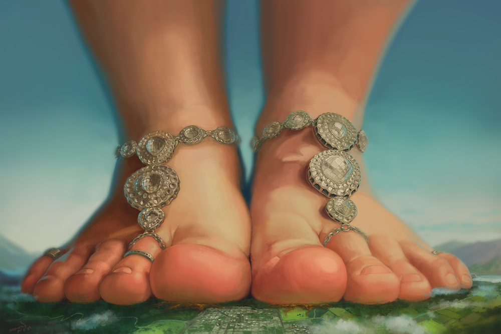 2021 5_toes barefoot big_feet city_crushing feet foot_focus giga human jewelry landscape landscape_dwarfing macro male mammal nommz sky solo toes