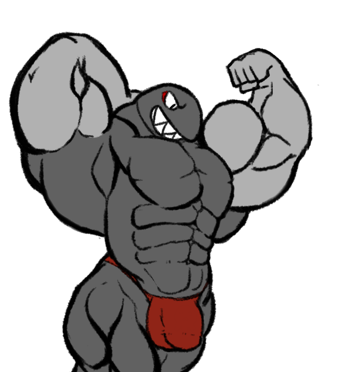 2017 abs alpha_channel alternate_species animate_inanimate balls_outline biceps big_muscles bulge bullet_bill clothed clothing flexing_bicep genital_outline grey_body humanoid humanoidized lovelierfreak male mario_bros muscular muscular_humanoid muscular_male navel nintendo pecs penis_outline portrait red_clothing red_underwear sharp_teeth simple_background solo teeth three-quarter_portrait transparent_background underwear underwear_only