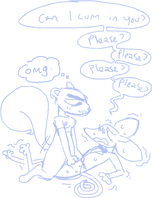 animal_crossing anthro asking blue_and_white chadder_(animal_crossing) duo fan_character guncht male mammal monochrome mouse murid murine nintendo rodent sciurid sex sketch tree_squirrel yes-no_question
