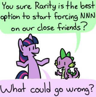 dialogue dragon duo english_text equid equine female fingers friendship_is_magic green_body hair hasbro hooves horn low_res male mammal multicolored_body my_little_pony open_mouth purple_body purple_hair purple_tail semi-anthro speech_bubble spike_(mlp) syscod tail text twilight_sparkle_(mlp) two_tone_body unicorn unicorn_horn