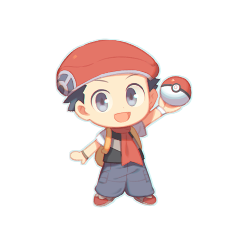 1boy :d black_hair chibi commentary_request grey_eyes grey_pants happy hat holding holding_poke_ball looking_at_viewer lowres lucas_(pokemon) male_focus open_mouth pants poke_ball poke_ball_(basic) pokemon pokemon_(game) pokemon_dppt red_footwear red_headwear shirt shoes short_hair short_sleeves smile solo tongue white_background wusagi2