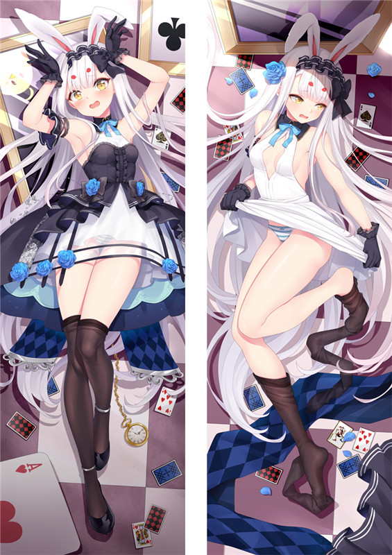 ace_(playing_card) ace_of_clubs ace_of_hearts ace_of_spades animal_ears arm_garter armpits arms_up ass azur_lane bare_legs bare_shoulders black_bow black_gloves blue_bow blue_flower blush bodice bow bow_panties breasts card center_opening checkered_floor clothes_lift club_(shape) curly_hair dakimakura_(medium) dress dress_lift embarrassed flower full_body gloves hair_between_eyes hair_bow hair_flower hair_ornament hairband hands_on_own_head heart hip_focus knee_up lifted_by_self lolita_hairband long_hair looking_down looking_to_the_side lying mirror moeanime on_back on_side open_mouth panties playing_card pocket_watch rabbit_ears rabbit_girl rabbit_pose see-through see-through_dress shimakaze_(azur_lane) shimakaze_(the_white_rabbit_of_wonderland)_(azur_lane) small_breasts spade_(shape) striped striped_panties thigh_gap thighhighs thighhighs_pull thighs underwear very_long_hair watch white_dress white_hair yellow_eyes