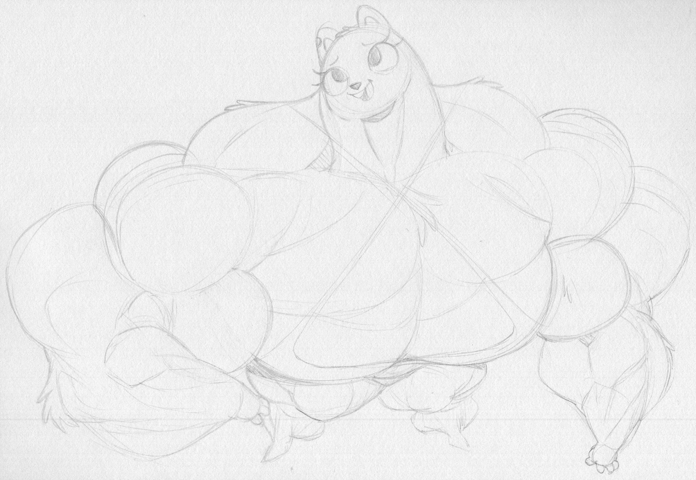 4_fingers anthro arm_tuft biceps big_muscles breasts buckteeth chest_tuft disney eyelashes female fingers fur head_tuft huge_muscles hyper hyper_muscles kiff_(series) kiff_chatterley looking_up mammal monochrome muscular muscular_anthro muscular_female notched_ear rodent sbshouseofpancakes sciurid sketch smile solo teeth traditional_media_(artwork) tree_squirrel tuft