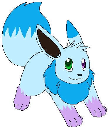 2013 aliasing alpha_channel ambiguous_gender black_inner_ear black_nose blue_body blue_fur bluekyokitty digital_drawing_(artwork) digital_media_(artwork) digitigrade eevee fan_character feral flat_colors full-length_portrait fur generation_1_pokemon gloves_(marking) green_eyes head_tuft heterochromia leg_markings low_res markings nintendo paws pokemon pokemon_(species) portrait purple_eyes purple_markings raised_tail sebdoggo simple_background smile socks_(marking) solo tail transparent_background tuft