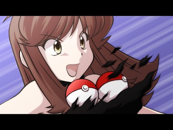 blue_(pokemon) brown_hair censored mato poke_ball pokeball pokemon pokemon_(game) pokemon_blue pokemon_red_and_green pokemon_rgby pokemon_special pokemon_special_anime torn_clothes yellow_eyes