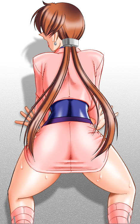 ass brown_hair king_of_fighters kof shermie snk